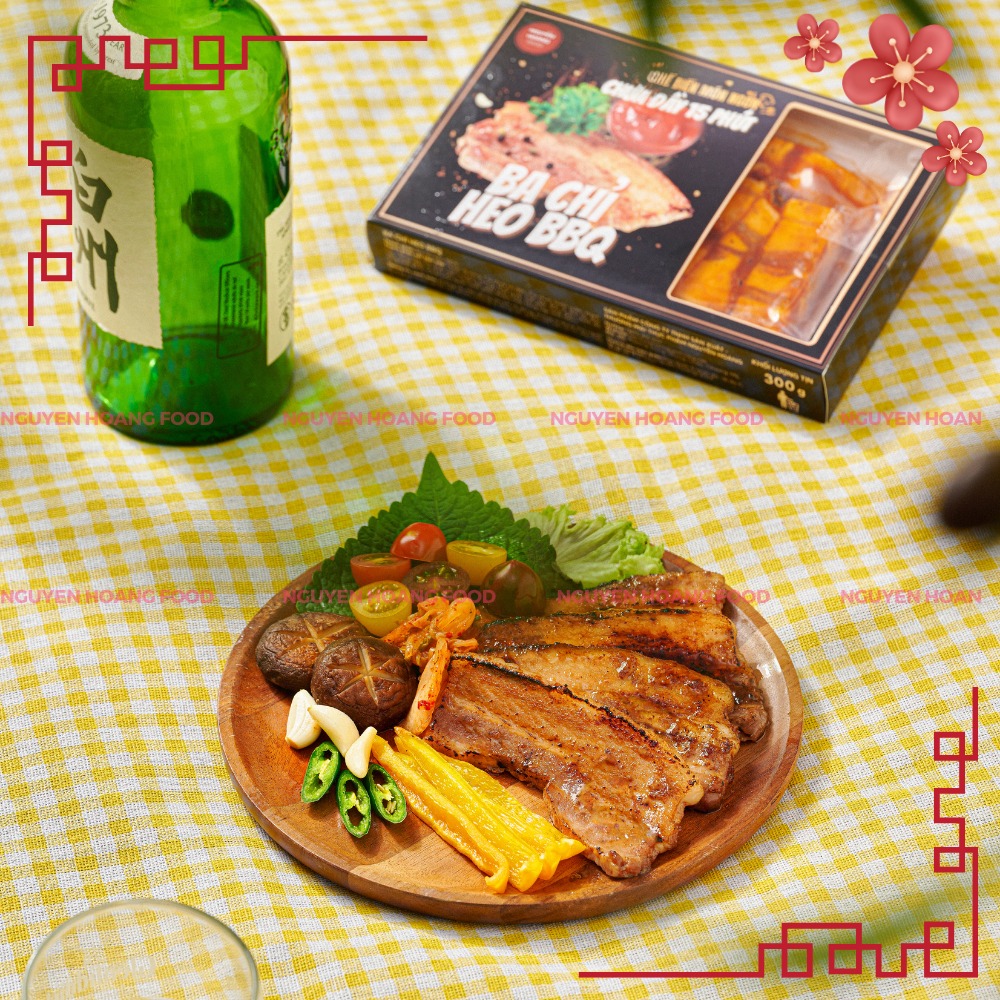 Ba chỉ heo BBQ